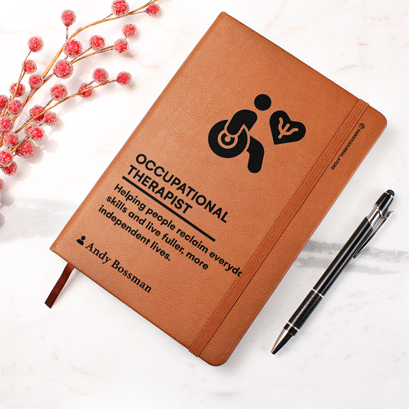 Pic 4 copy Customized Premium Leather Journal for Occupational Therapists - Image 5
