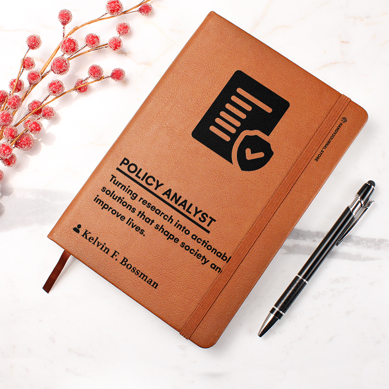 Pic 4 copy Customized Premium Leather Journal for Policy Analysts - Image 5