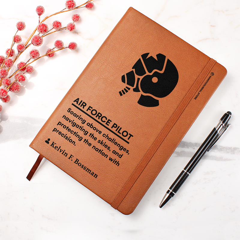 Pic 4 copy Customized Premium Leather Journal for Air Force Pilots - Image 5