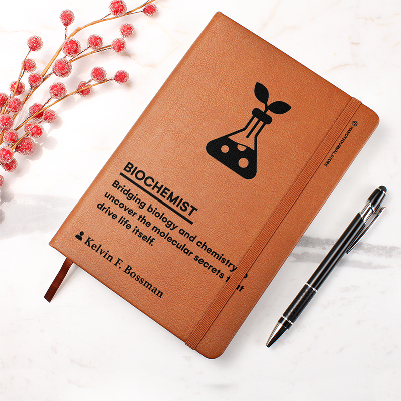 Pic 4 copy Customized Premium Leather Journal for Biochemists - Image 5