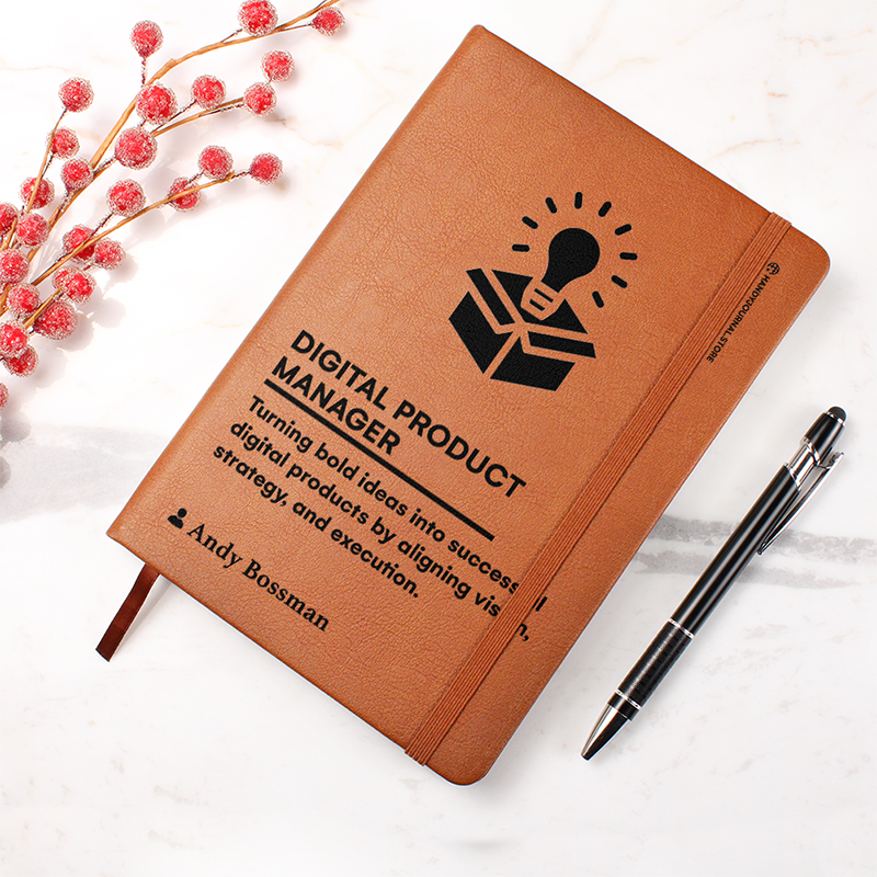 Pic 4 copy Customized Premium Leather Journal for Digital Product Managers - Image 5