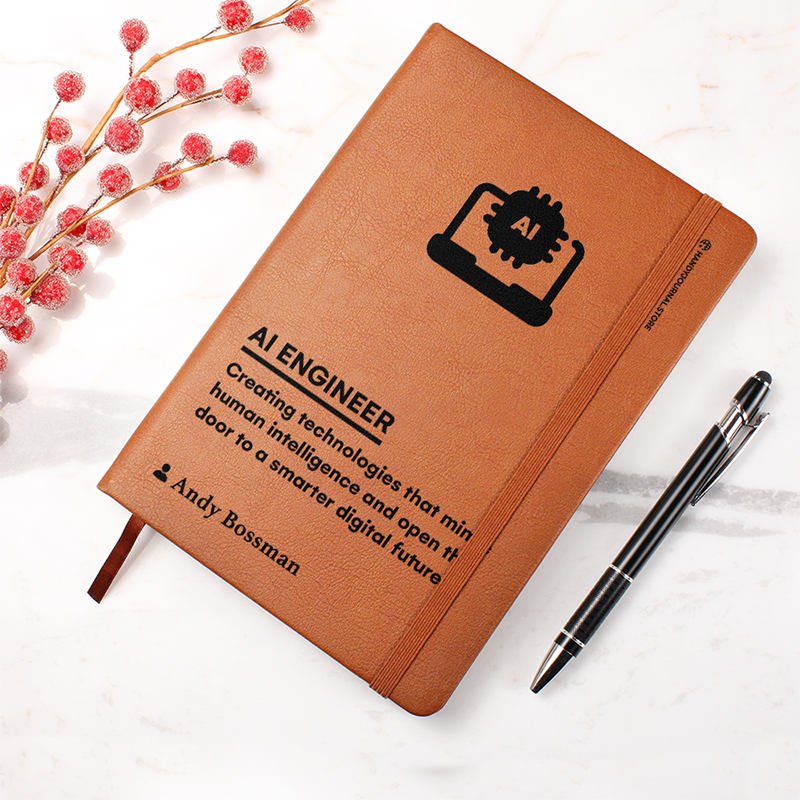 Pic 4 copy Customized Premium Leather Journal for AI Engineers - Image 5