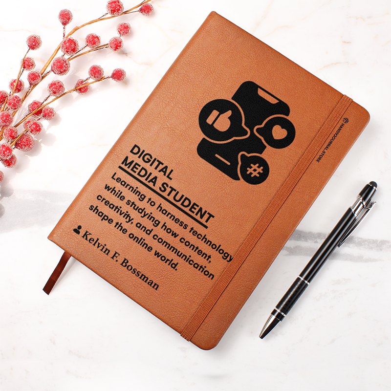 Pic 4 copy Customized Premium Leather Journal for Digital Media Students - Image 5