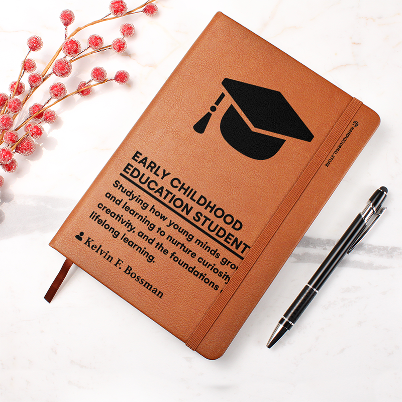 Pic 4 copy Customized Premium Leather Journal for Early Childhood Education Students - Image 5