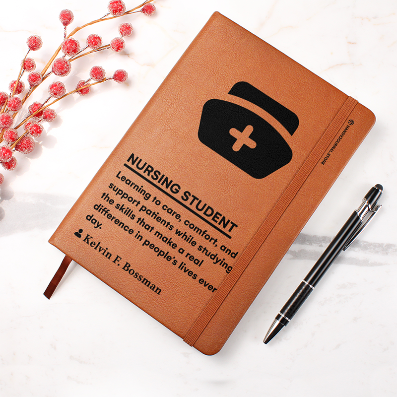 Pic 4 copy Customized Premium Leather Journal for Nursing Students - Image 5