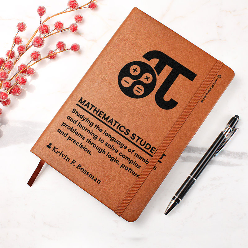 Pic 4 copy Customized Premium Leather Journal for Mathematics Students - Image 5