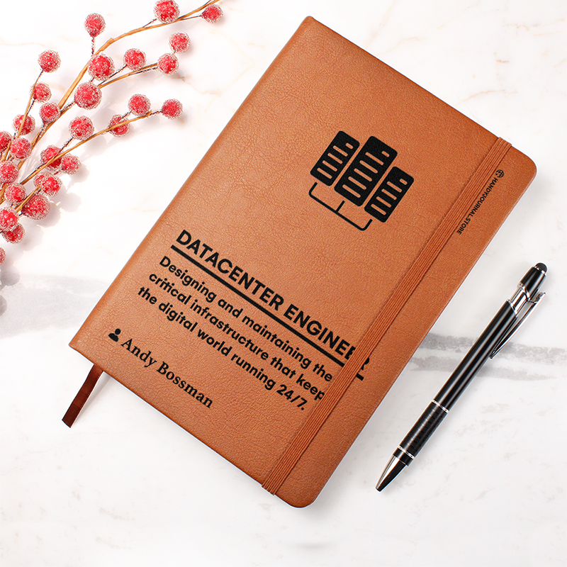 Pic 4 copy Customized Premium Leather Journal for Datacenter Engineers - Image 5