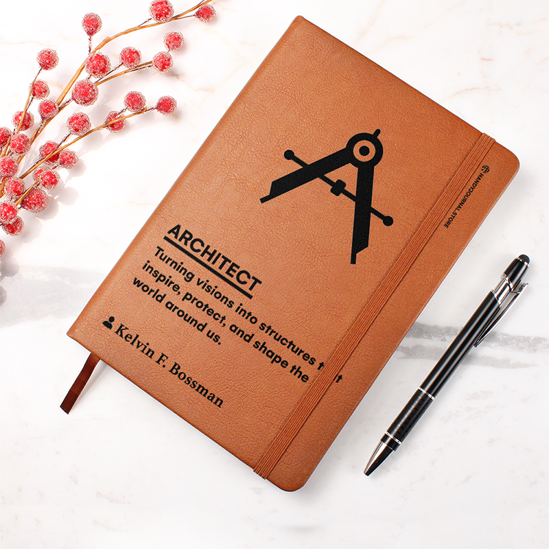 Pic 4 copy Customized Premium Leather Journal for Architects - Image 5