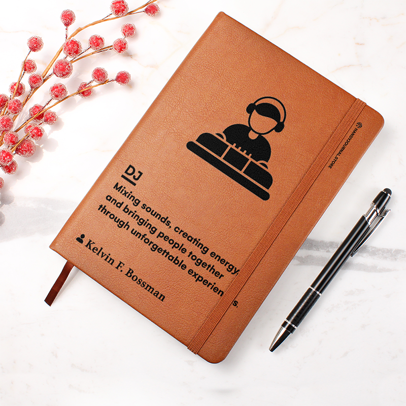 Pic 4 copy Customized Premium Leather Journal for DJs - Image 5