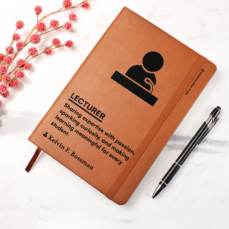 Pic 4 copy Customized Premium Leather Journal for Lecturers - Image 5