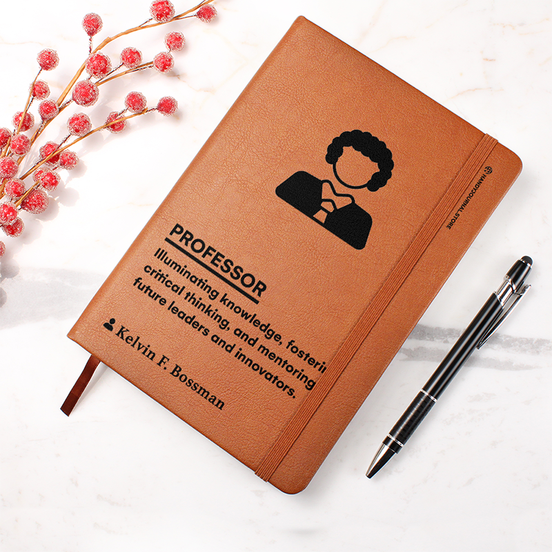 Pic 4 copy Customized Premium Leather Journal for Professors - Image 5