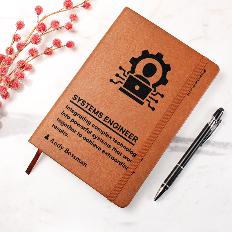 Pic 4 copy Customized Premium Leather Journal for Systems Engineers - Image 5