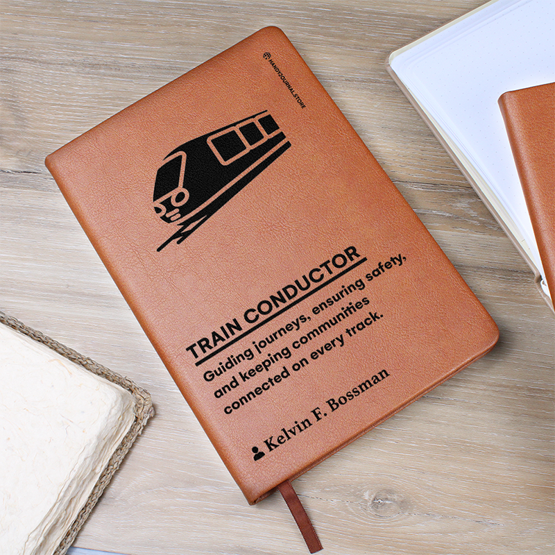 Pic 5 copy Customized Premium Leather Journal for Train Conductors - Image 6