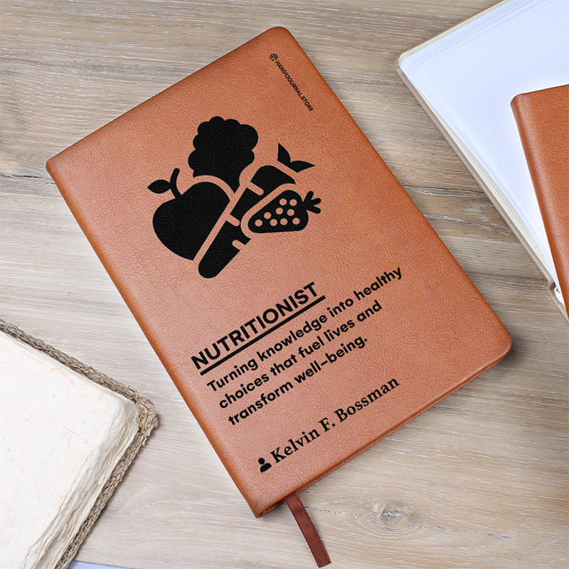 Pic 5 copy Customized Premium Leather Journal for Nutritionists - Image 6