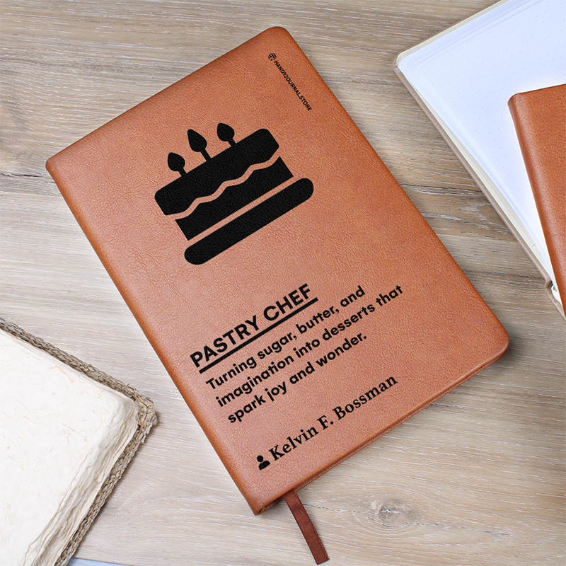 Pic 5 copy Customized Premium Leather Journal for Pastry Chefs - Image 6