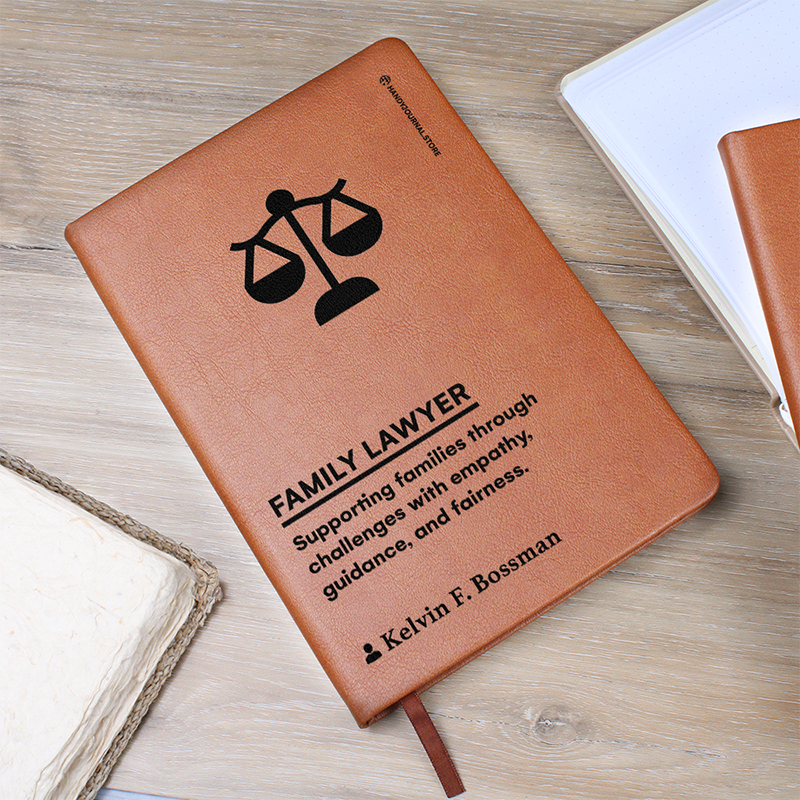 Pic 5 copy Customized Premium Leather Journal for Family Lawyers - Image 6