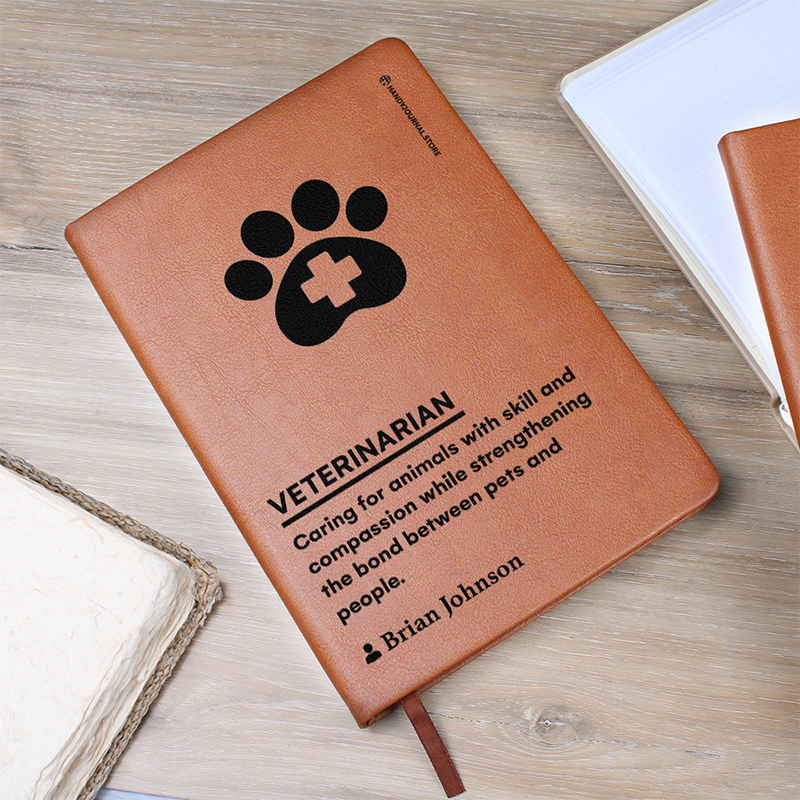Pic 5 copy Customized Premium Leather Journal for Veterinarians - Image 6