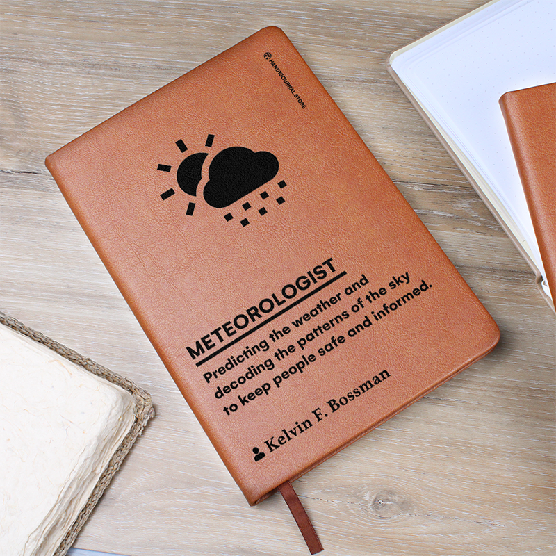 Pic 5 copy Customized Premium Leather Journal for Meteorologists - Image 6