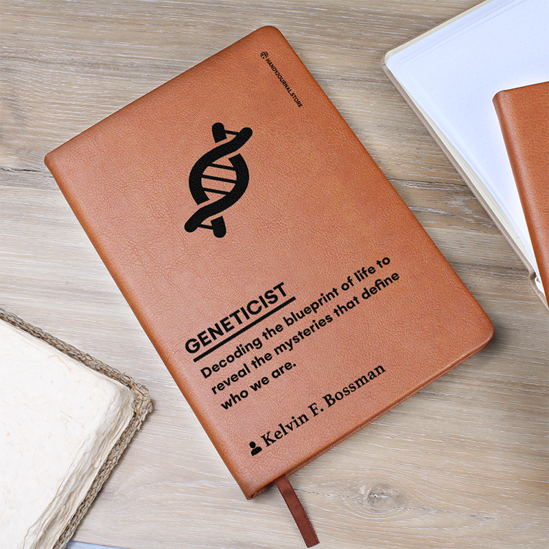 Pic 5 copy Customized Premium Leather Journal for Geneticists - Image 6
