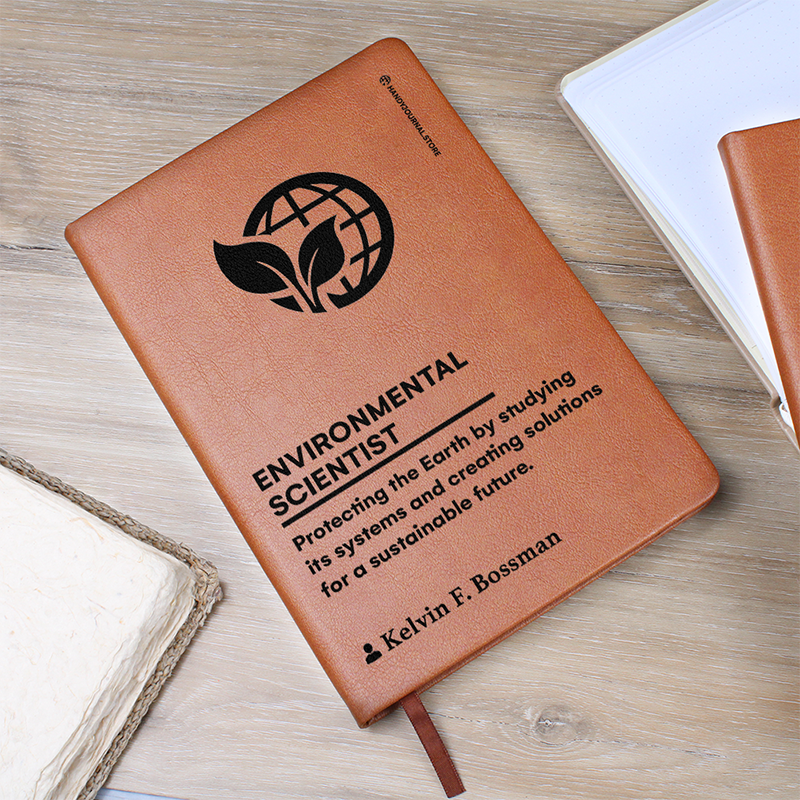 Pic 5 copy Customized Premium Leather Journal for Environmental Scientists - Image 6