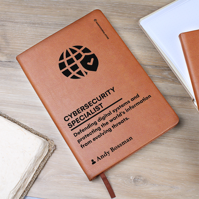 Pic 5 copy Customized Premium Leather Journal for Cybersecurity Specialists - Image 6