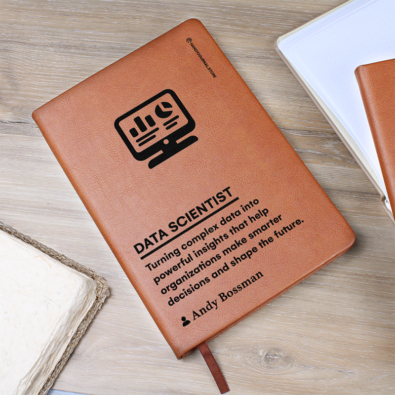 Pic 5 copy Customized Premium Leather Journal for Data Scientists - Image 6