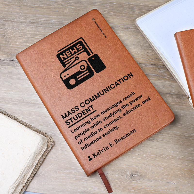 Pic 5 copy Customized Premium Leather Journal for Mass Communication Students - Image 6