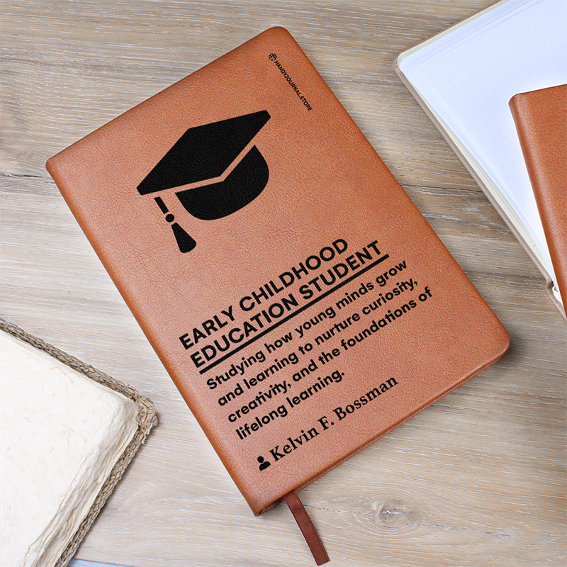 Pic 5 copy Customized Premium Leather Journal for Early Childhood Education Students - Image 6