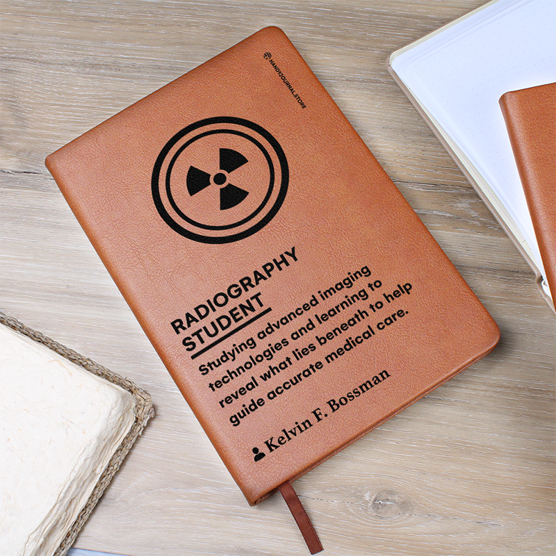 Pic 5 copy Customized Premium Leather Journal for Radiography Students - Image 6