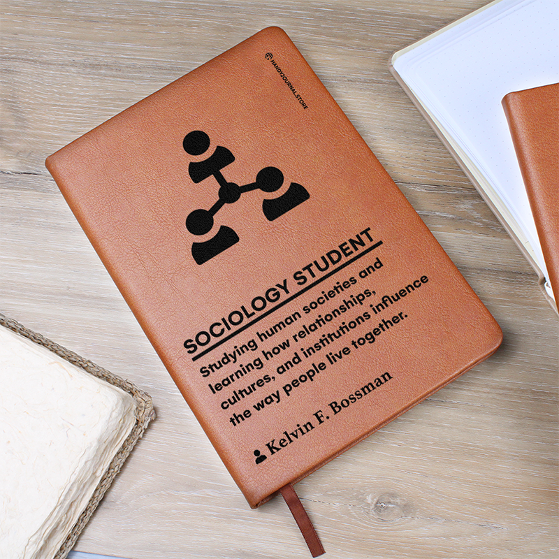 Pic 5 copy Customized Premium Leather Journal for Sociology Students - Image 6