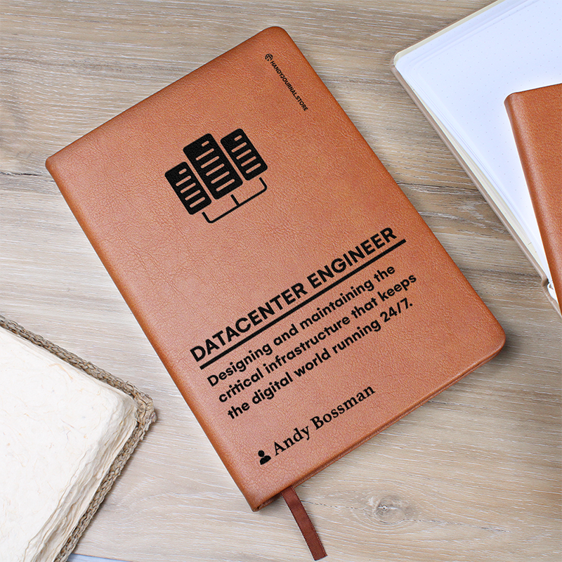 Pic 5 copy Customized Premium Leather Journal for Datacenter Engineers - Image 6