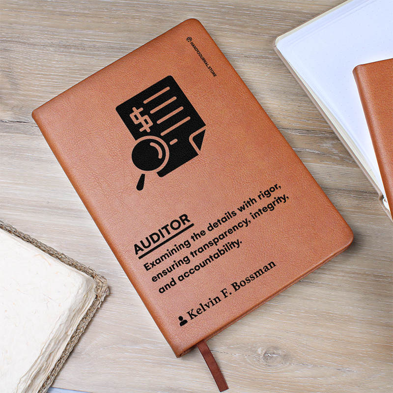Pic 5 copy Customized Premium Leather Journal for Auditors - Image 6