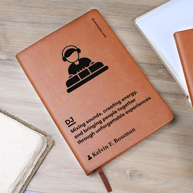 Pic 5 copy Customized Premium Leather Journal for DJs - Image 6