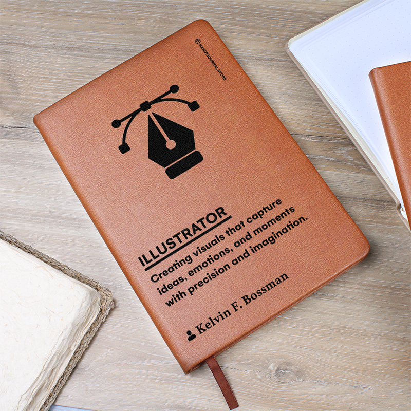 Pic 5 copy Customized Premium Leather Journal for Illustrators - Image 6
