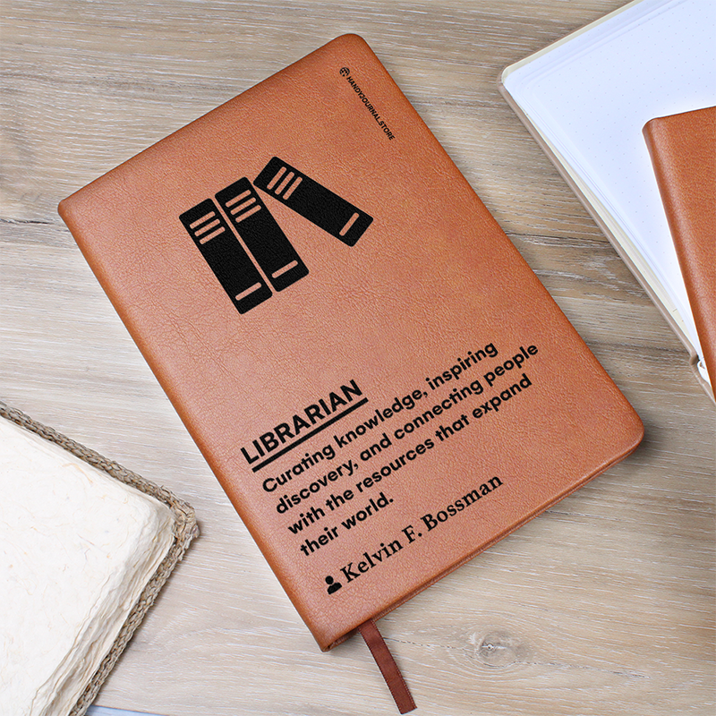 Pic 5 copy Customized Premium Leather Journal for Librarians - Image 6