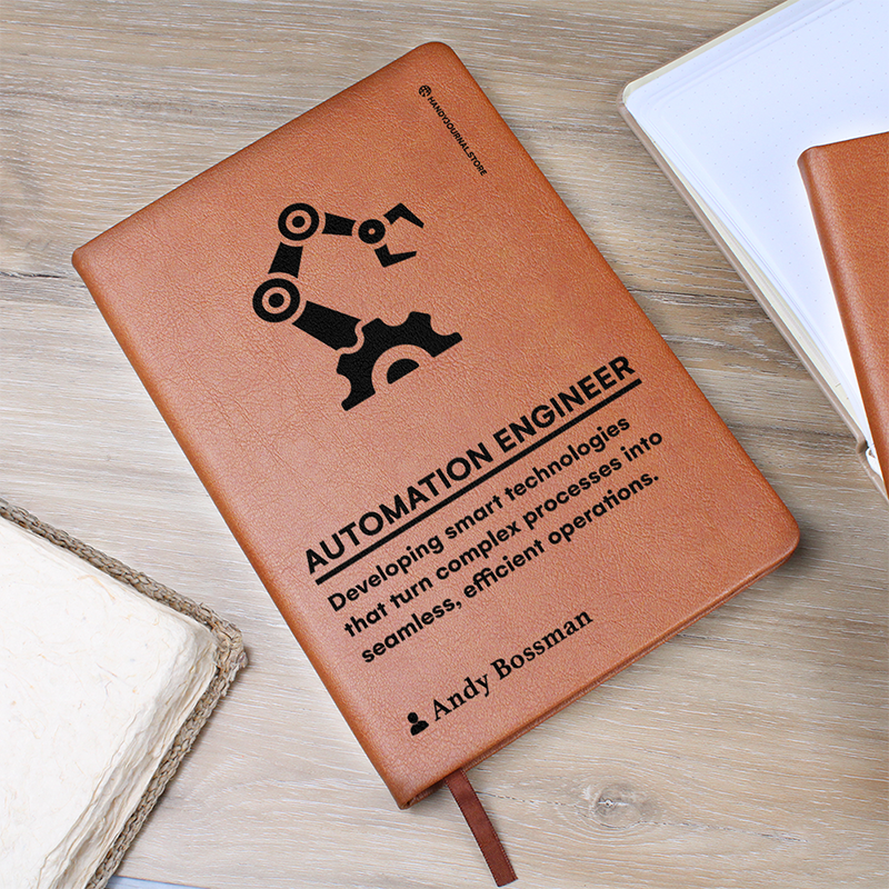 Pic 5 copy Customized Premium Leather Journal for Automation Engineers - Image 6