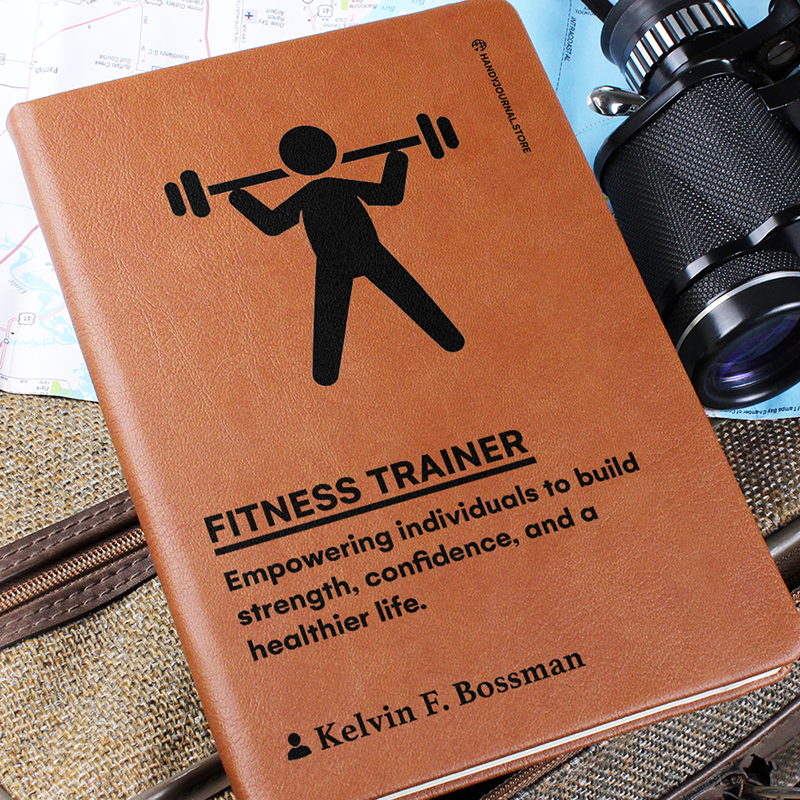 Pic 6 copy Customized Premium Leather Journal for Fitness Trainers - Image 7