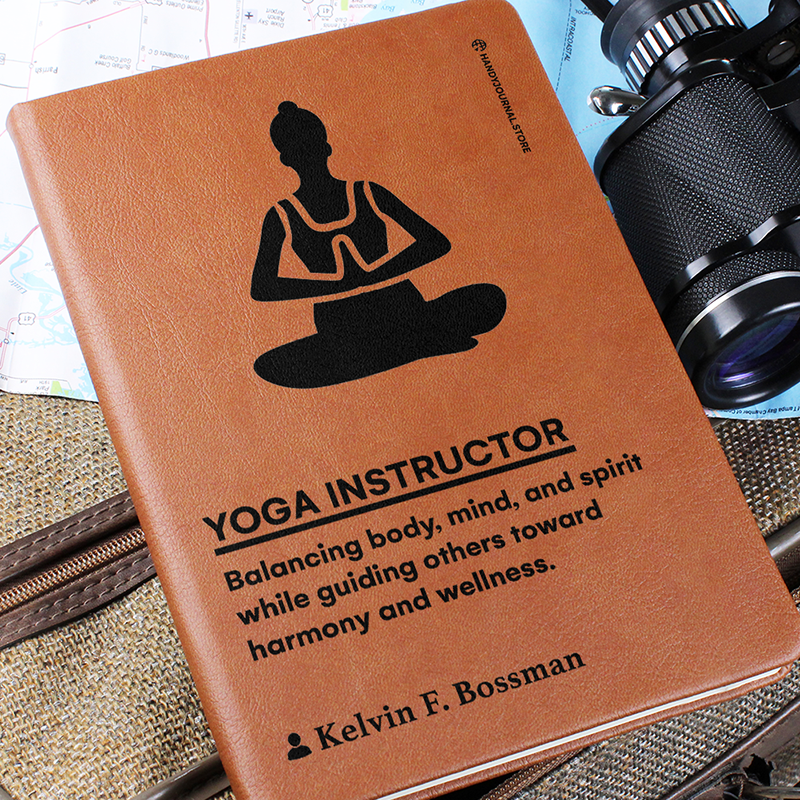 Pic 6 copy Customized Premium Leather Journal for Yoga Instructors - Image 7
