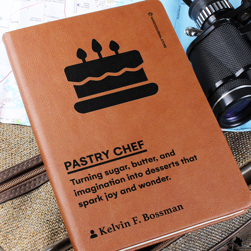 Pic 6 copy Customized Premium Leather Journal for Pastry Chefs - Image 7