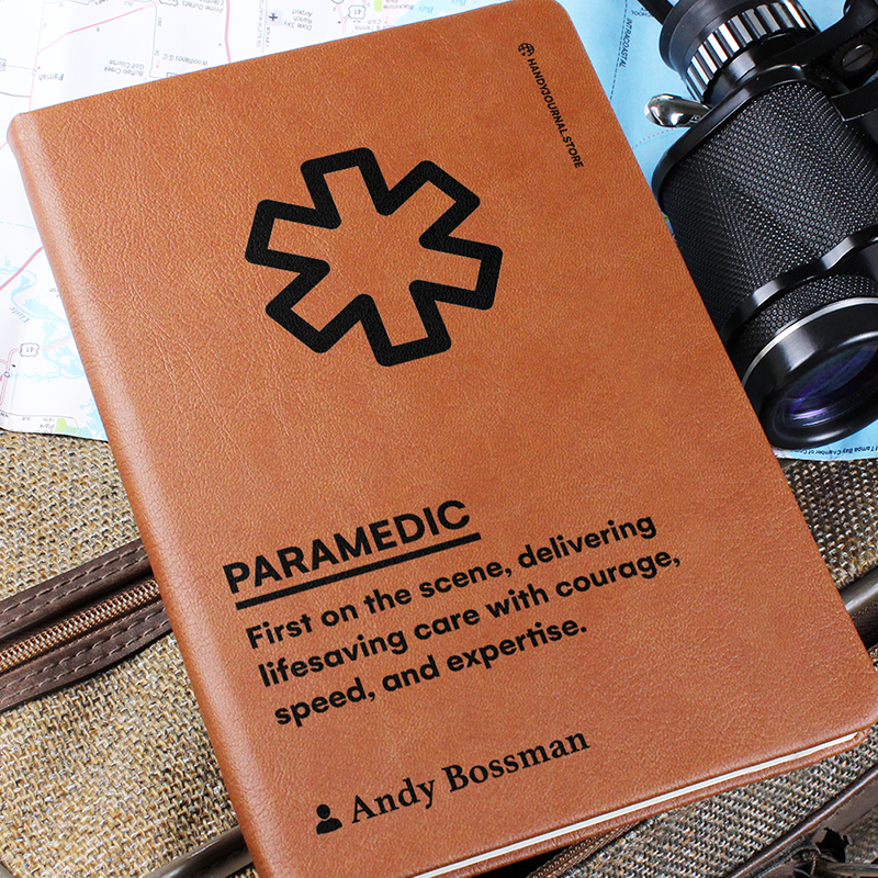 Pic 6 copy Customized Premium Leather Journal for Paramedics - Image 7