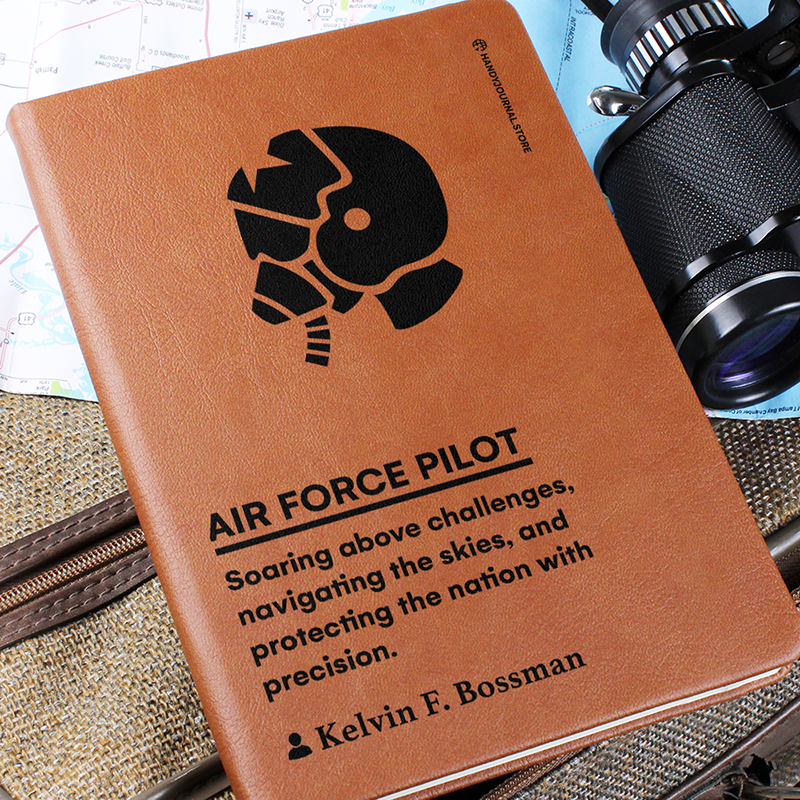 Pic 6 copy Customized Premium Leather Journal for Air Force Pilots - Image 7