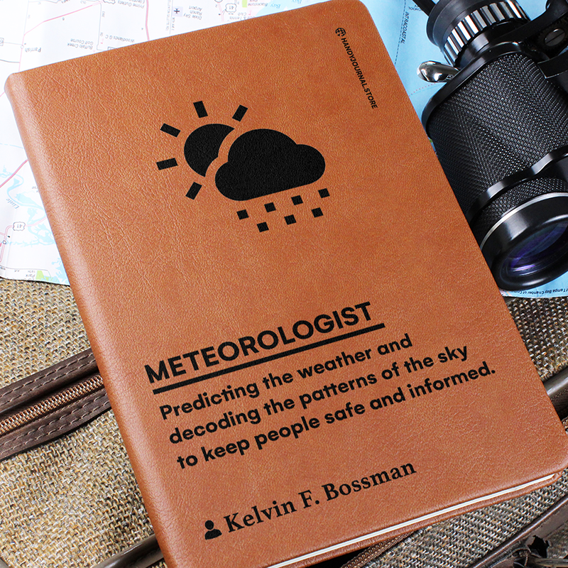 Pic 6 copy Customized Premium Leather Journal for Meteorologists - Image 7