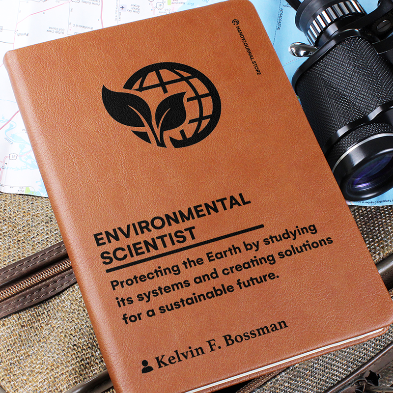 Pic 6 copy Customized Premium Leather Journal for Environmental Scientists - Image 7