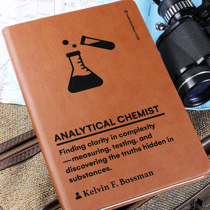 Pic 6 copy Customized Premium Leather Journal for Analytical Chemists - Image 7