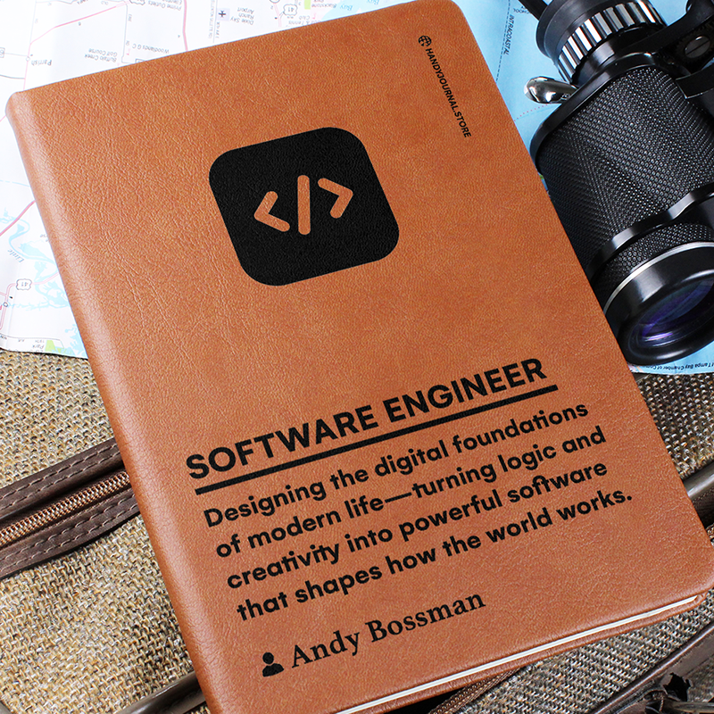 Pic 6 copy Customized Premium Leather Journal for Software Engineers - Image 7