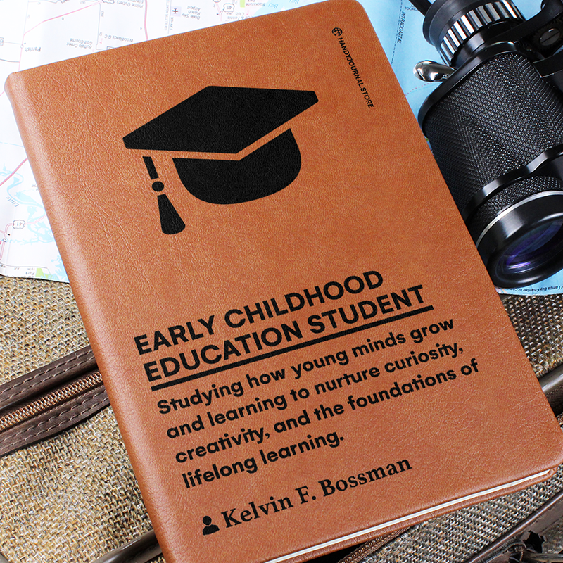 Pic 6 copy Customized Premium Leather Journal for Early Childhood Education Students - Image 7