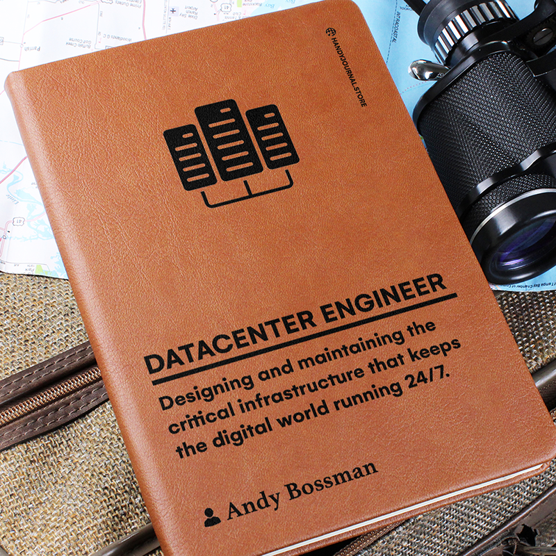 Pic 6 copy Customized Premium Leather Journal for Datacenter Engineers - Image 7