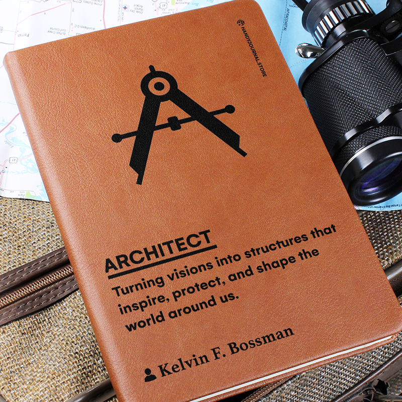 Pic 6 copy Customized Premium Leather Journal for Architects - Image 7