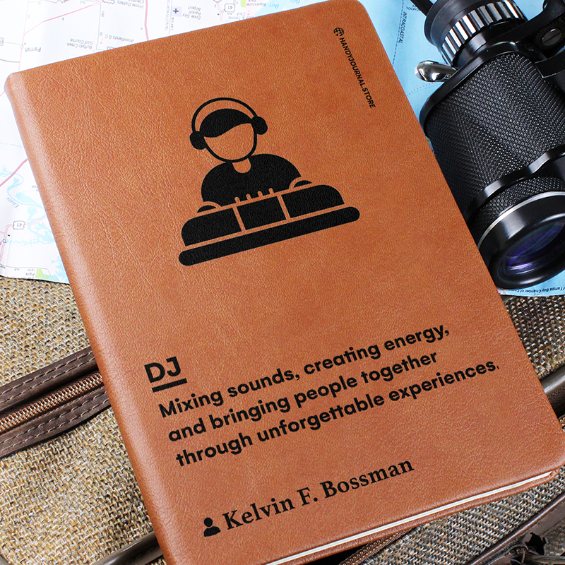 Pic 6 copy Customized Premium Leather Journal for DJs - Image 7
