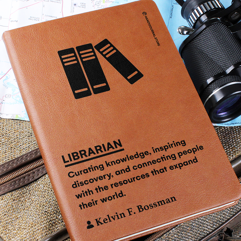 Pic 6 copy Customized Premium Leather Journal for Librarians - Image 7
